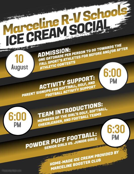 Ice Cream Social Information